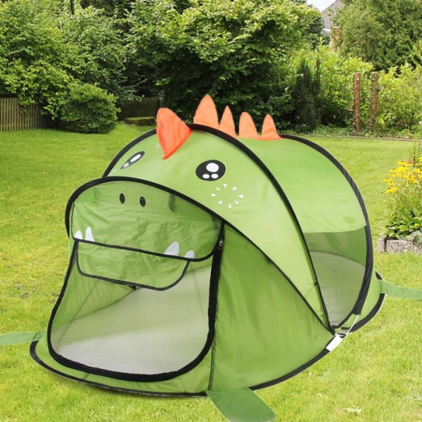 Dinosaur Play Tent for Kids - Pop Up Indoor/Outdoor Playhouse with Carry Bag, Easy Setup Discovery Den (6.5ft Large)