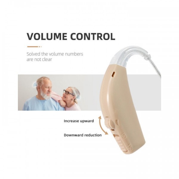 Rechargeable Digital Hearing Aid Severe Loss Ear Aid HIGH-POWER Sound Amplifier