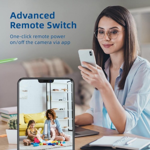 4K HD Mini IP Kamera mit WiFi & WLAN – Drahtlose Überwachungskamera zum Verstecken, App-fähig, 1080P Sicherheitskamera"