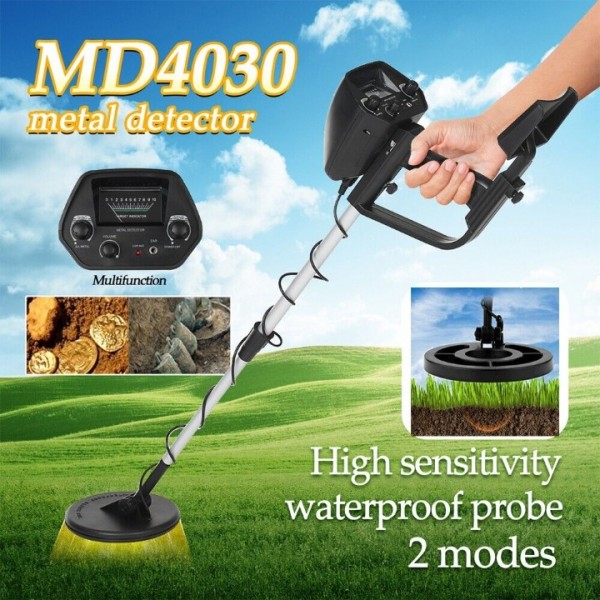 Underground Metal Detector for Gold & Treasure Hunting - Professional Metal Circle Detector with Deep Seeking & Pinpointing