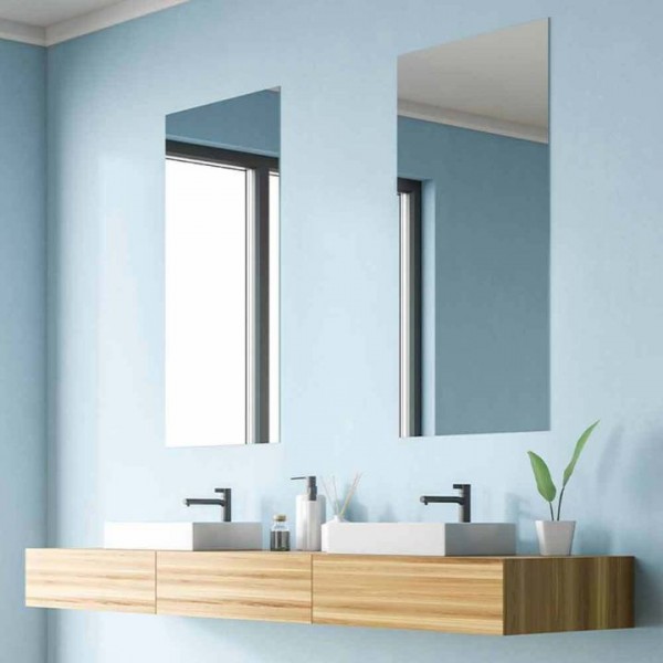 60x200cm Full-Length Wall Mirror - Ultra HD Shatterproof, Self-Adhesive, Durable Home & Gym Mirror for Modern Décor