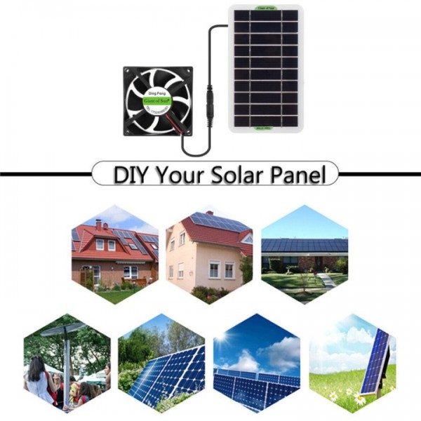 30W Solar Powered Exhaust Fan - Auto-On/Off Ventilation for Greenhouse, Chicken Coop & Attic (Weatherproof, 800CFM, No Wiring Needed)