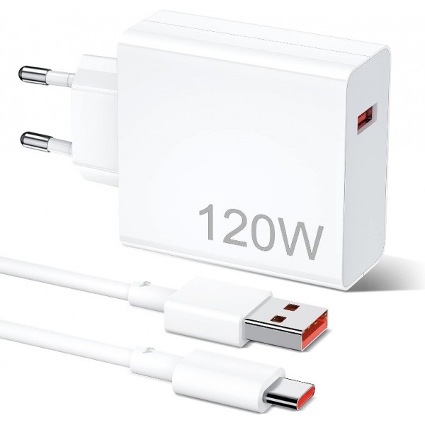 120W Turboladegerät für Xiaomi mit 1 m USB-C Lad...