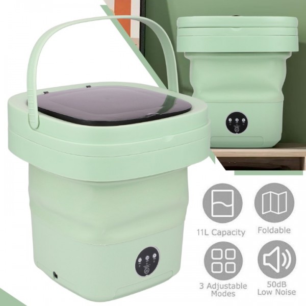 Faltbare Mini-Waschmaschine Reise Camping Waschmaschine Kleine Waschautomat 11L