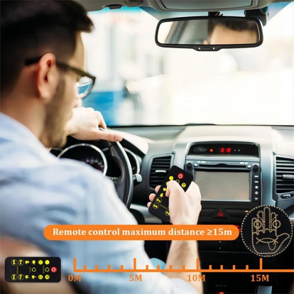 LED Car Finger Expression Lights
