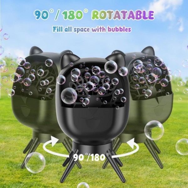 Rechargeable Bubble Machine for Kids