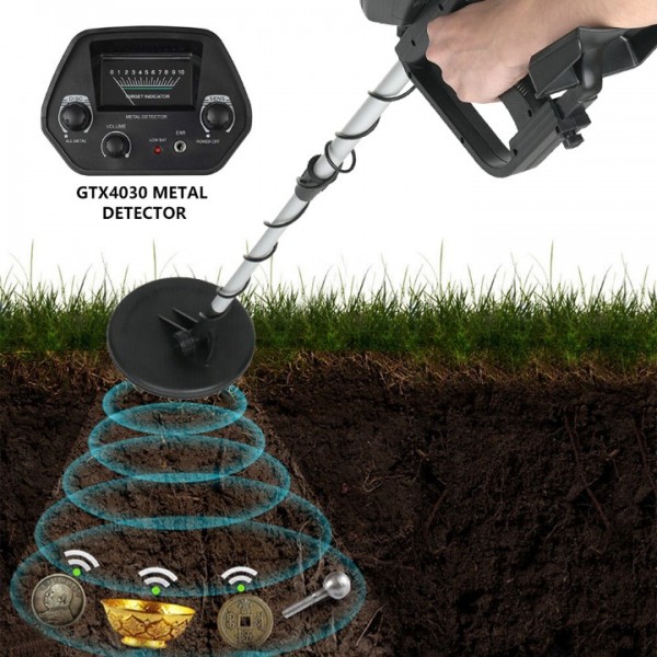 Adjustable Waterproof Metal Detector for Treasure Hunting