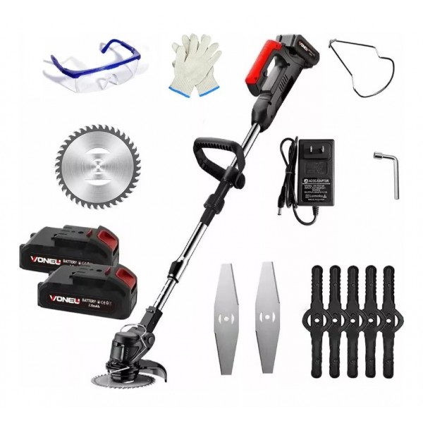 21V 3-in-1 Cordless Grass Trimmer
