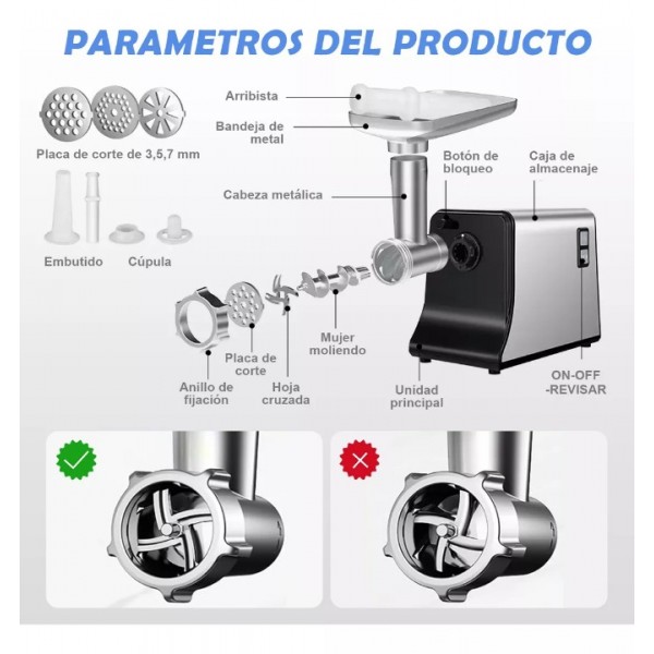 Electric Meat Grinder for Making Sausages 