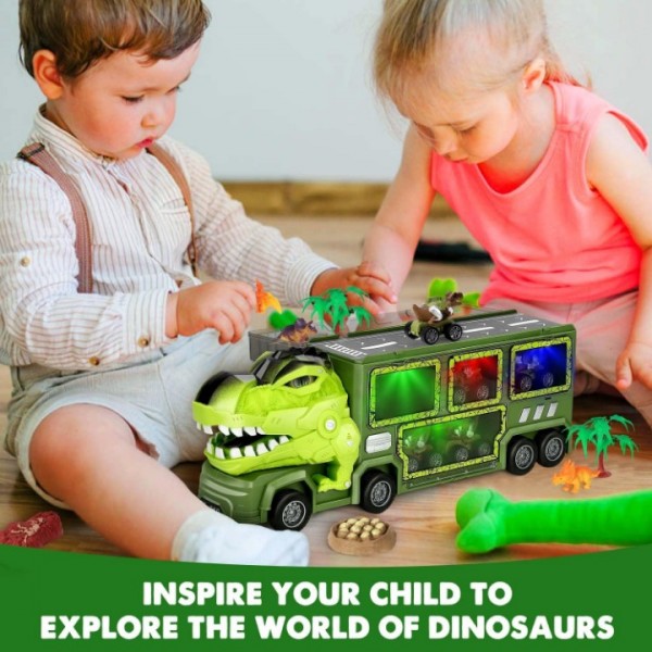 Dinosaur Toys Truck for Kids 3-5 Years
