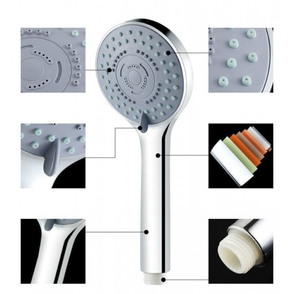 Hansgrohe Handbrause Duschkopf Brausekopf 5 Strahlarten mit 1,5M-Schlauch NEU