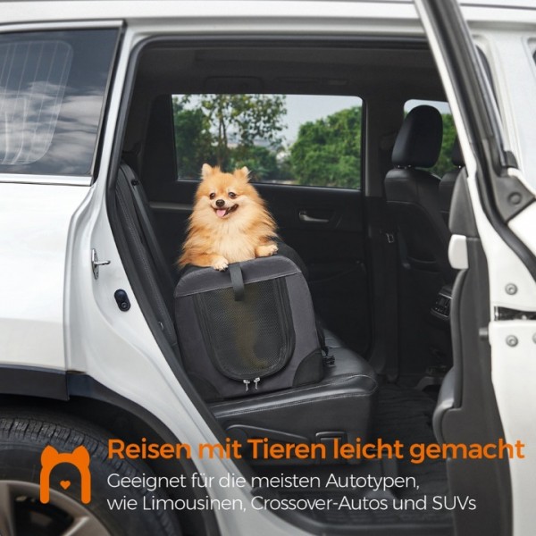 Foldable Oxford Fabric Pet Travel Carrier with Steel Frame