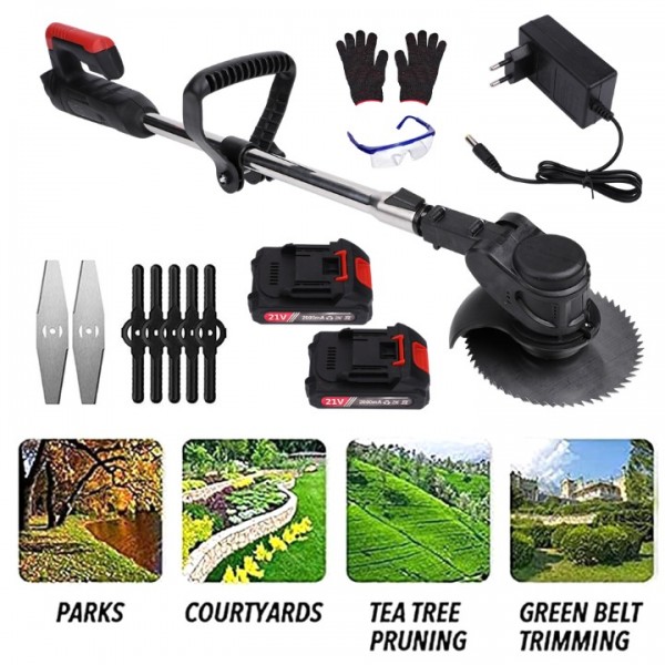 21V 3-in-1 Cordless Grass Trimmer