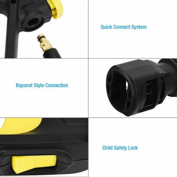 High Pressure Power Washer Spray Gun Jet Lance Trigger Wash Wand for Karcher K2