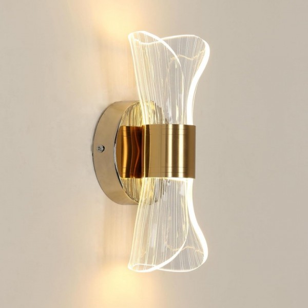 Modern Dimmable LED Wall Lamp with 3 Color Tempera...