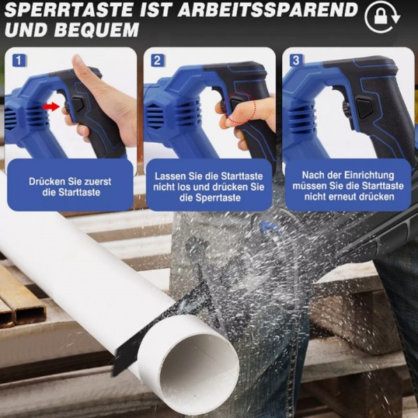 900W Adjustable Corded Reciprocating Saw