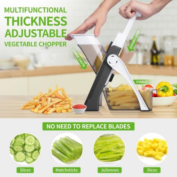 Stainless Steel Multi-Function Vegetable Cutter Slicer