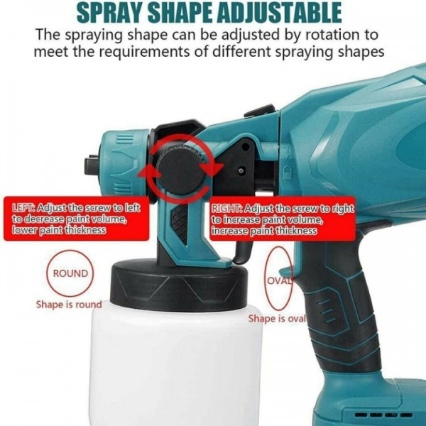 Cordless Paint Sprayer Gun 18V 