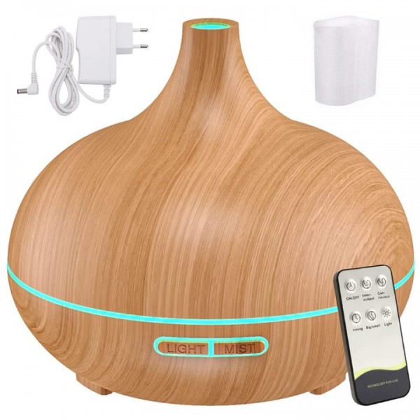 500ml Ultrasonic Aroma Diffuser with Remote Contro...