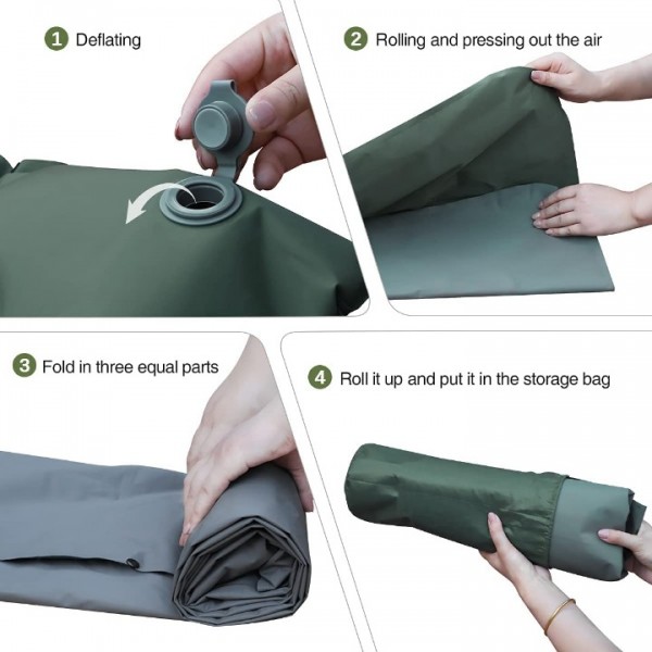 Mukynny Sleeping Mat Camping Sleeping Mat with Foot Press Pump