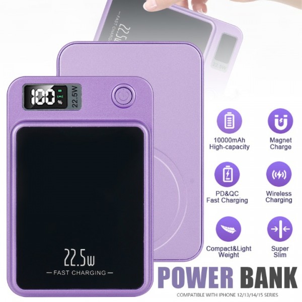 Magsafe Power Portable Bank Charger Magnetic Battery Pack For iPhone Samsung UK
