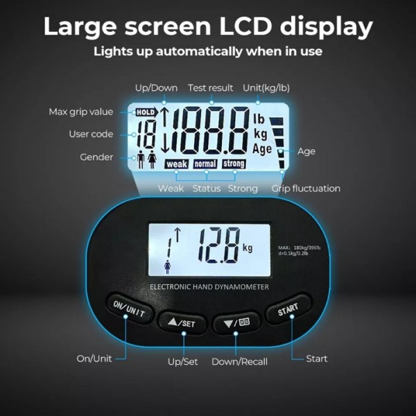 Digital Hand Grip Strength Tester