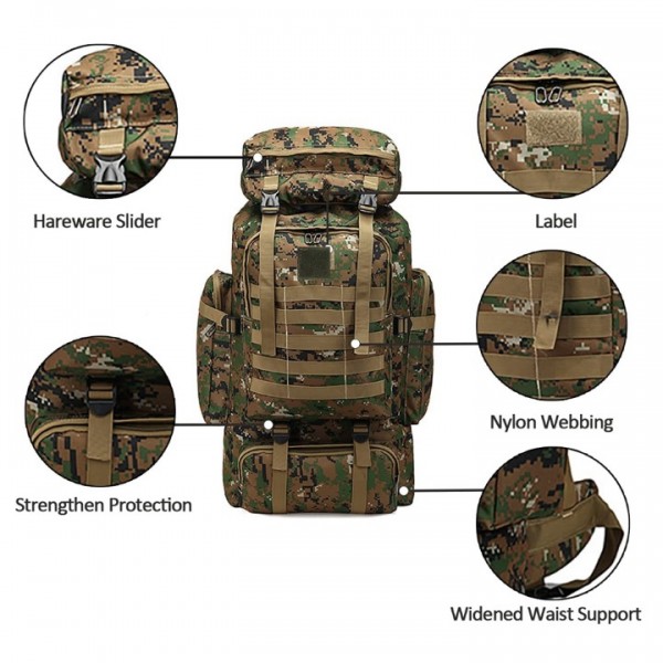 BUNDESWEHR KAMPFRUCKSACK 75L NEU BW RUCKSACK ARMY ARMEE OUTDOOR TREKKING TASCHE