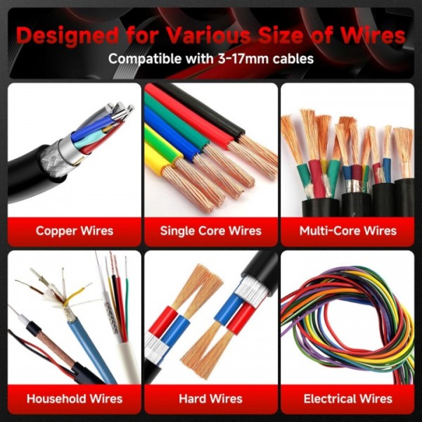 Elektrische und manuelle Kabel Abisoliermaschine mit 6 Kanälen