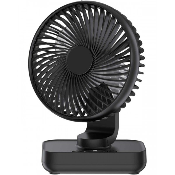 USB Desk Fan, Small But Powerful, Portable Quiet 4 Speeds Wind Desktop Personal