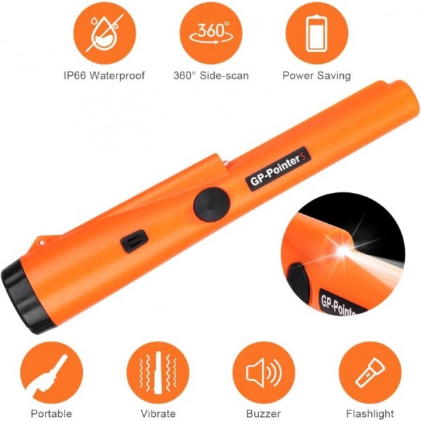 Pro Pointer Pinpointer Handheld Metal Detector Waterproof Digger Edge Detectors