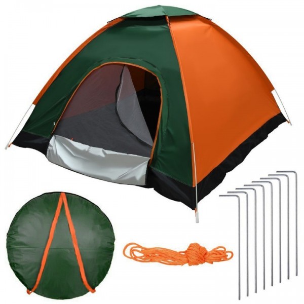 Automatic tent camping tent pop-up 3-4 person thro...