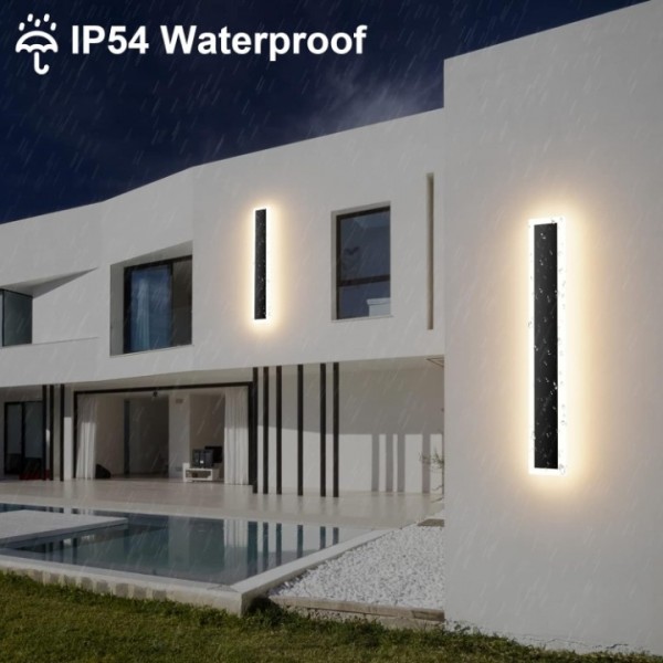 LED Wall Lights Sconce Waterproof Outdoor Lamps Exterior Light Long Strip Modern
