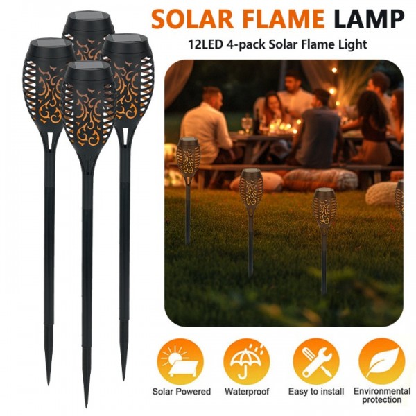 4x Solarleuchte LED Garten Beleuchtung Solar Licht...