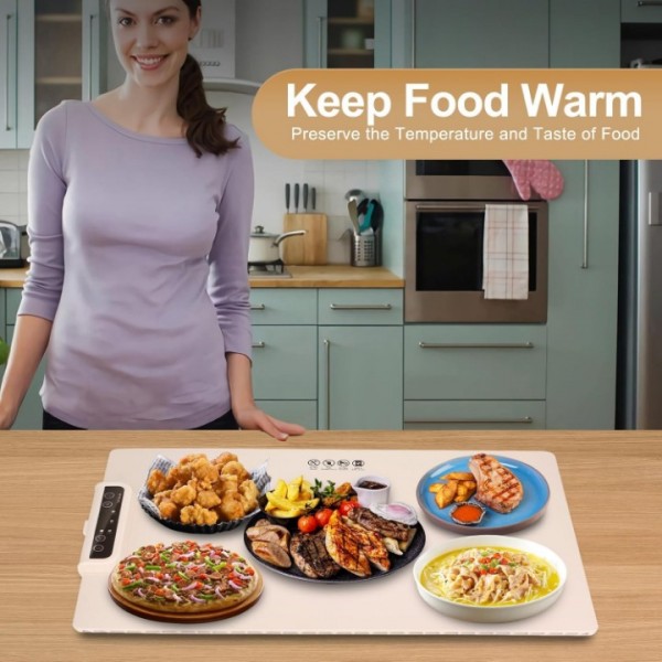 Foldable Electric Food Warmer Mat