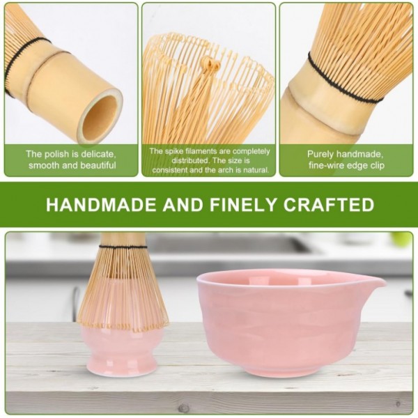 Matcha Whisk Set with Bowl and Tea Accessories