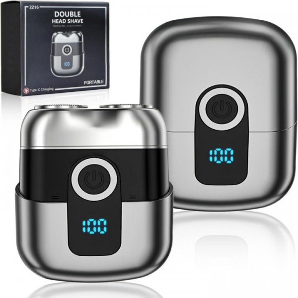 Portable Electric Shaver with LED Display