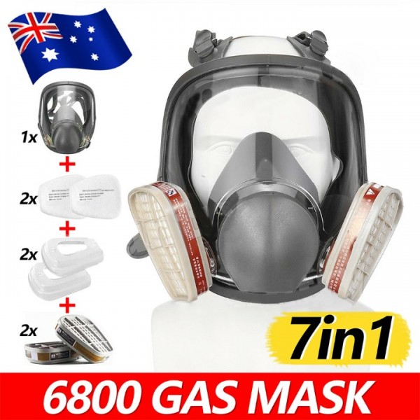 Full Face Mask 6800 With Goggles Filter Anti-Dust/...