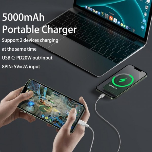 Magnetic Wireless Power Bank Fast Charging Portable Battery Pack