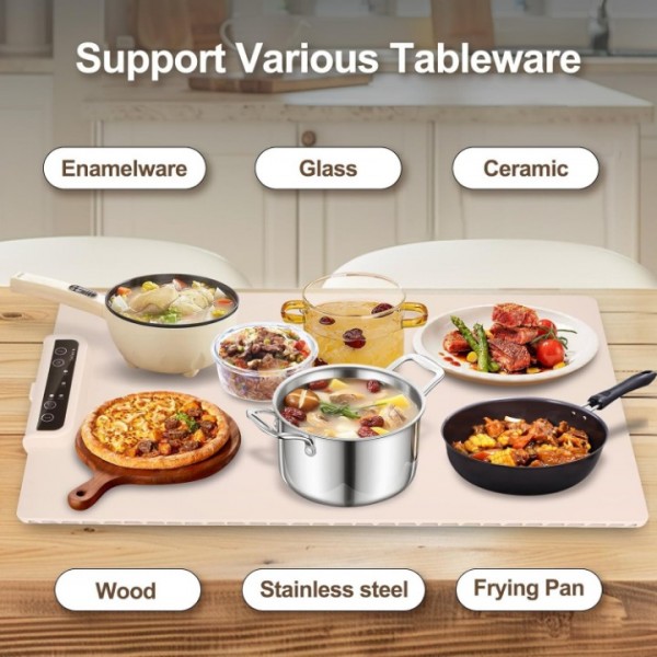 Foldable Electric Food Warmer Mat