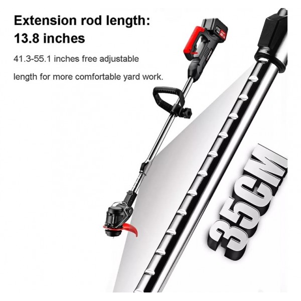 21V 3-in-1 Cordless Grass Trimmer