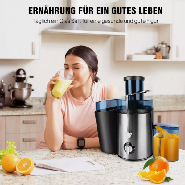 1000W Juicer Electric Juice Press Stainless Steel