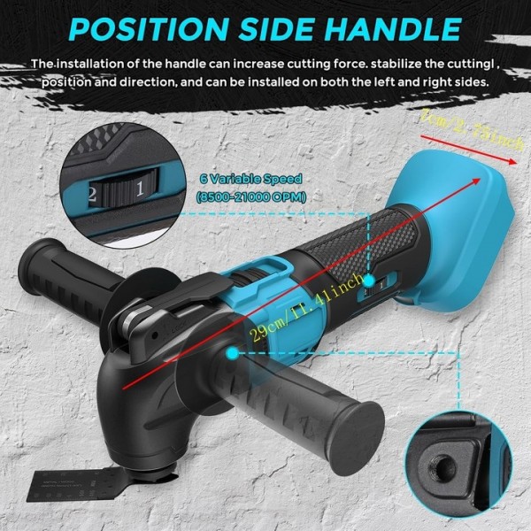 300W Multifunction Electric Tool with 22 Accessories for Wood Metal and Plastic