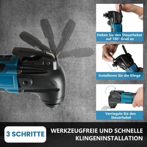 300W Multifunction Electric Tool with 22 Accessories for Wood Metal and Plastic