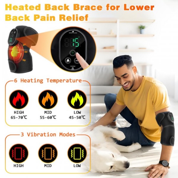 Wireless Heated Knee Brace with Touchscreen Control