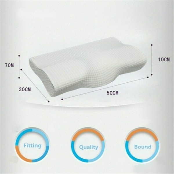 Comfortable Memory Foam Pillow Cervical Health Pillow fr Neck Support Anti Snore
