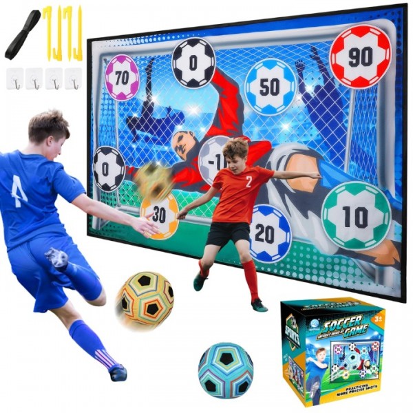 Football Game Set for Kids, Football Gifts for Boys Indoor Outdoor Soccer Games