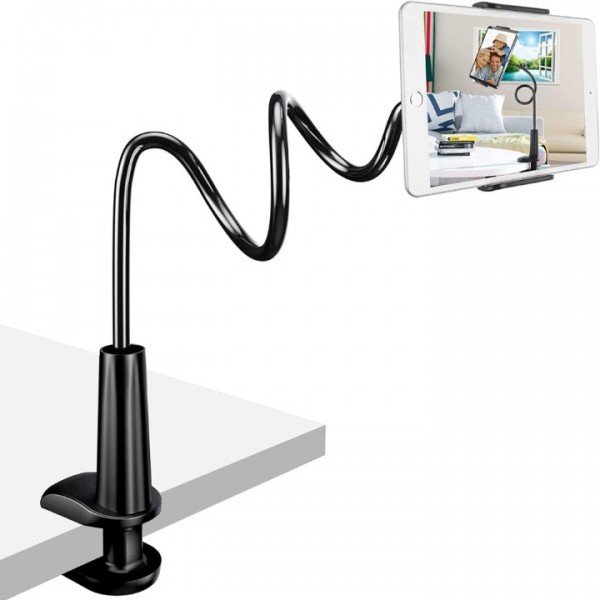 360° Flexible Gooseneck Lazy Bed Clamp Stand Hold...