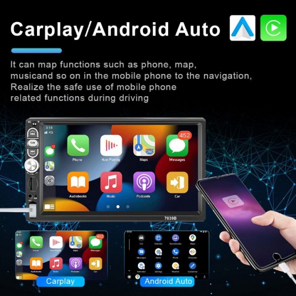 7" Android 10 Autoradio Navi MIT Kamera 1 DIN...