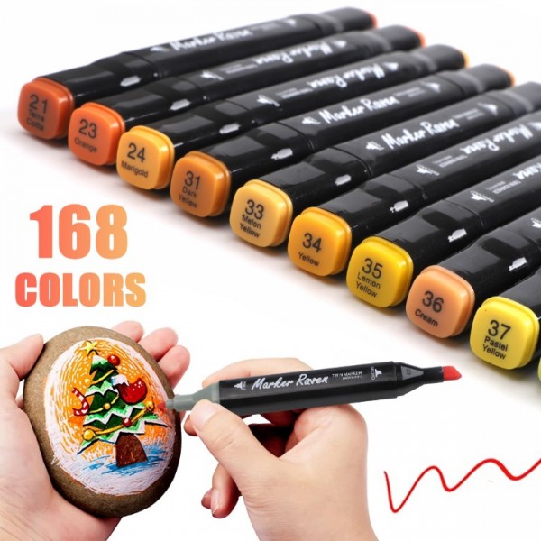 Filzstifte~ Set Marker Stifte 168Tlgfarben Marker Pen Stift Malstifte Zeichnen
