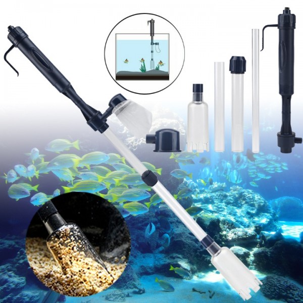 Electric Gravel Vacuum Cleaner Pump Aquarium Fish Tank Water Change Siphon